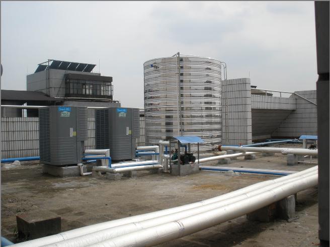 西安10吨空气能热水工程
